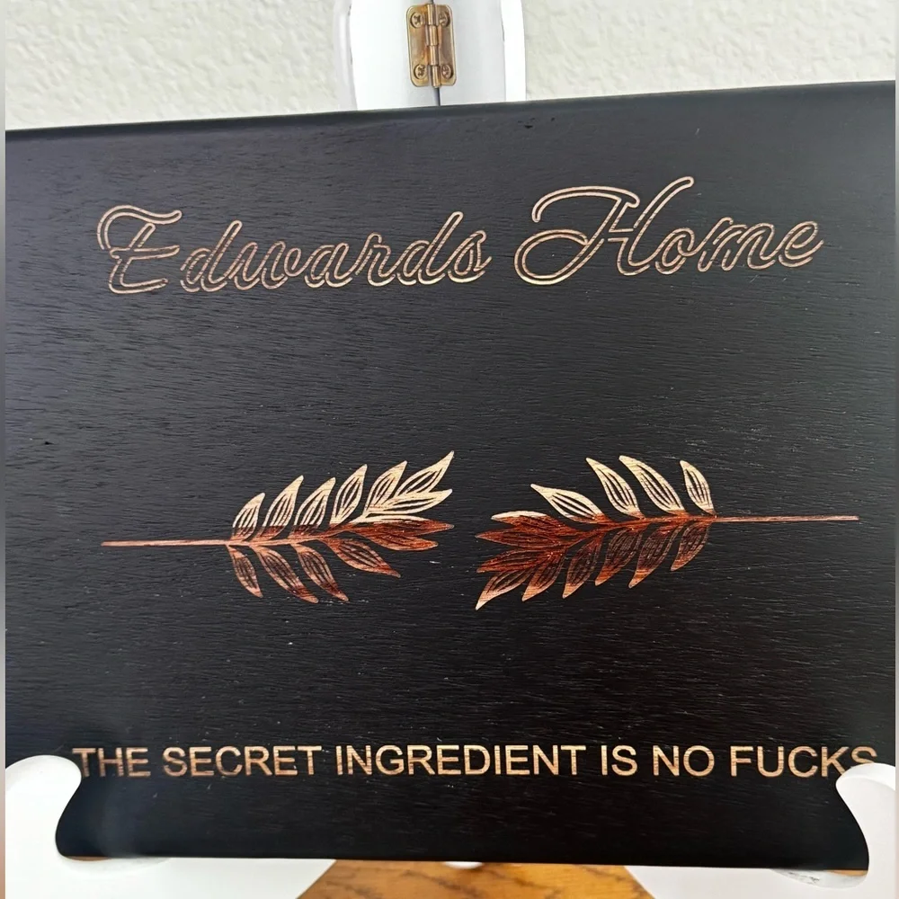 CUSTOM ENGRAVED ACADIA CUTTING BOARD